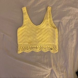 Knitted Hollister crop top